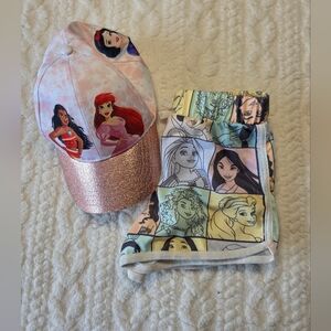 Disney Princess Toddler Bundle – Shorts + Hat – Size 5/6